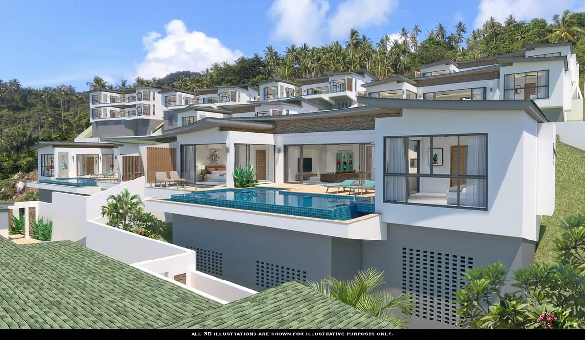 Property for Sale Apple Villas, Thailand, Samui, Chaweng Noi | Villacarte