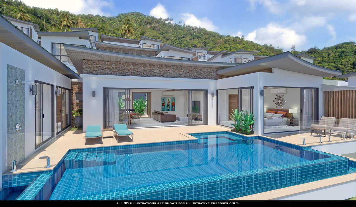 Property for Sale Apple Villas, Thailand, Samui, Chaweng Noi | Villacarte