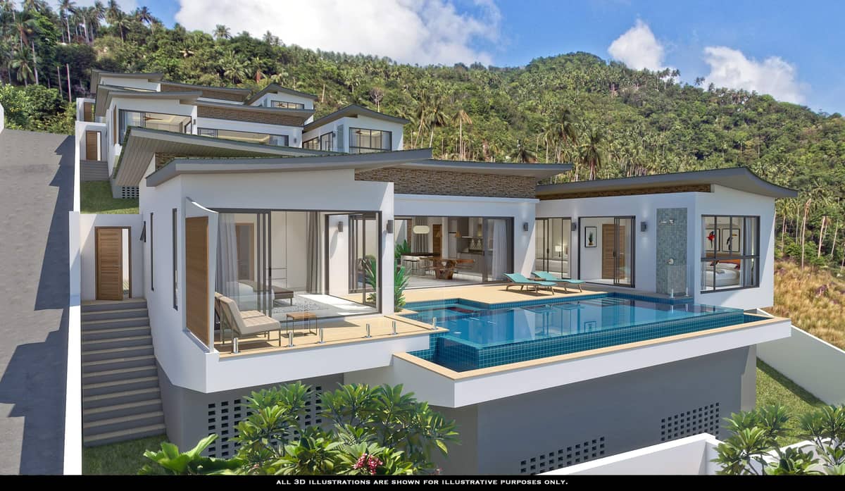 Property for Sale Apple Villas, Thailand, Samui, Chaweng Noi | Villacarte