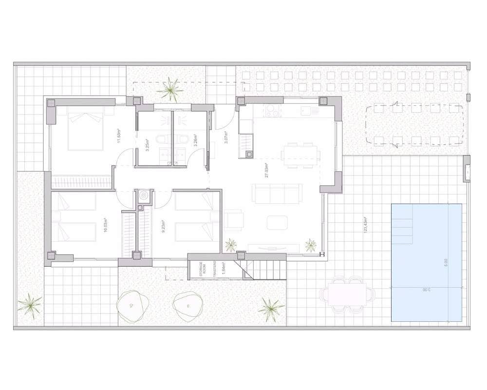 Продажа недвижимости  VILLA OLIVAR DE RODA GOLF - 3 BEDROOM , Испания, Коста Калида, Лос Нарехос | Villacarte