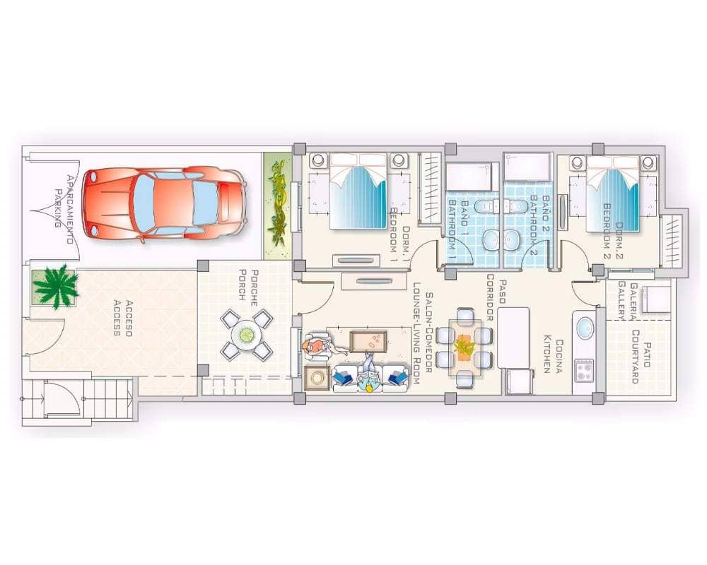 Property for Sale  OASIS PLACE, Spain, Costa Blanca, Orihuela Costa | Villacarte
