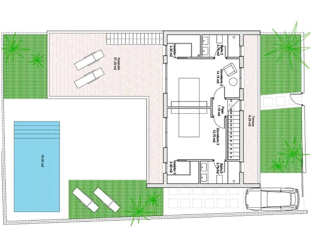 Property for Sale  ENTO VILLAS - SUNBATHE , Spain, Costa Calida, Santiago de la Ribera | Villacarte