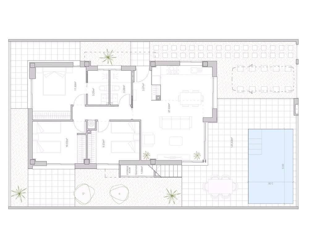 Property for Sale  VILLA OLIVAR DE RODA GOLF, Spain, Costa Calida, Los Narejos | Villacarte