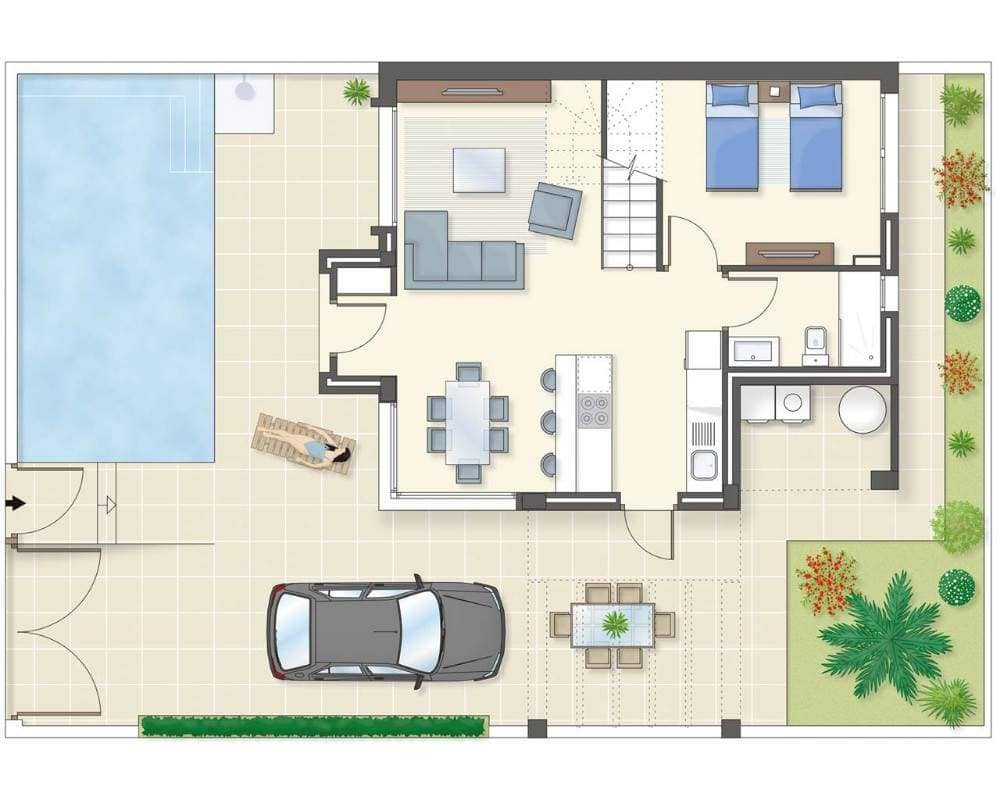 Property for Sale  LAS LAGUNAS - LAGUNA AZUL , Spain, Costa Blanca, Ciudad Quesada | Villacarte