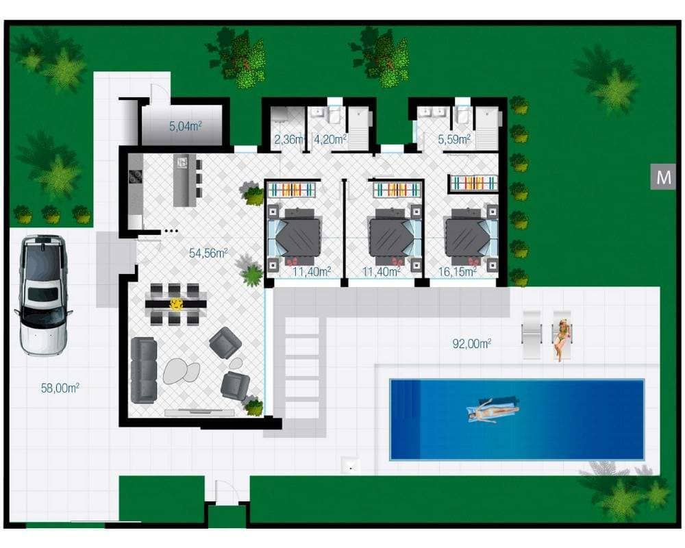 Property for Sale  QUESADA VILLAS - NARA , Spain, Costa Blanca, Ciudad Quesada | Villacarte