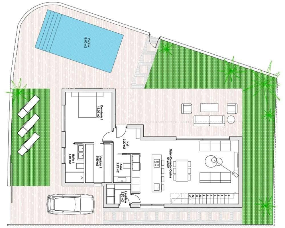 Продажа недвижимости  ENTO VILLAS - ESQUINA , Испания, Коста Калида, Сантьяго де ла Рибера | Villacarte