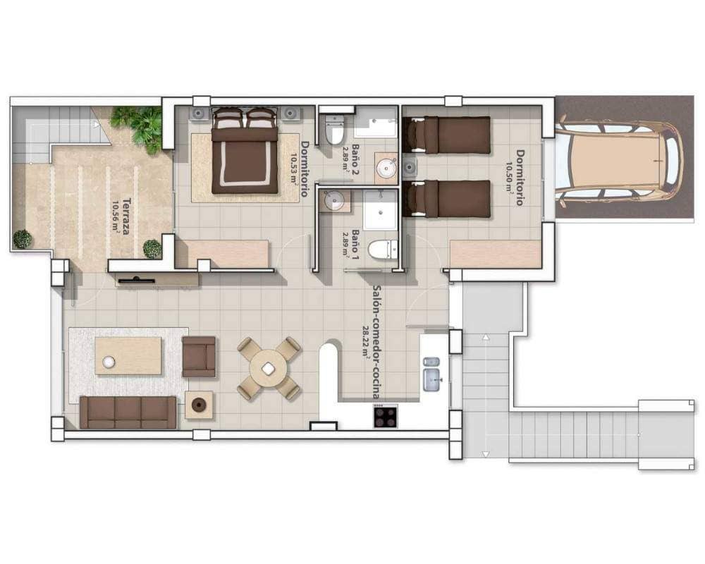 Продажа недвижимости  BELICH II - TOP FLOOR BUNGALOW , Испания, Коста Калида, Сан-Педро-дель-Пинатар | Villacarte