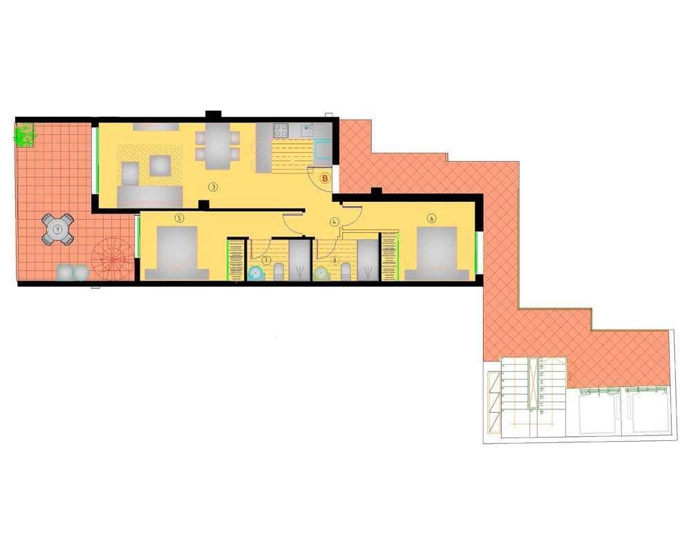 Property for Sale  ALEGRIA XII - ATTIC 2 BEDROOMS , Spain, Costa Blanca, Torrevieja | Villacarte