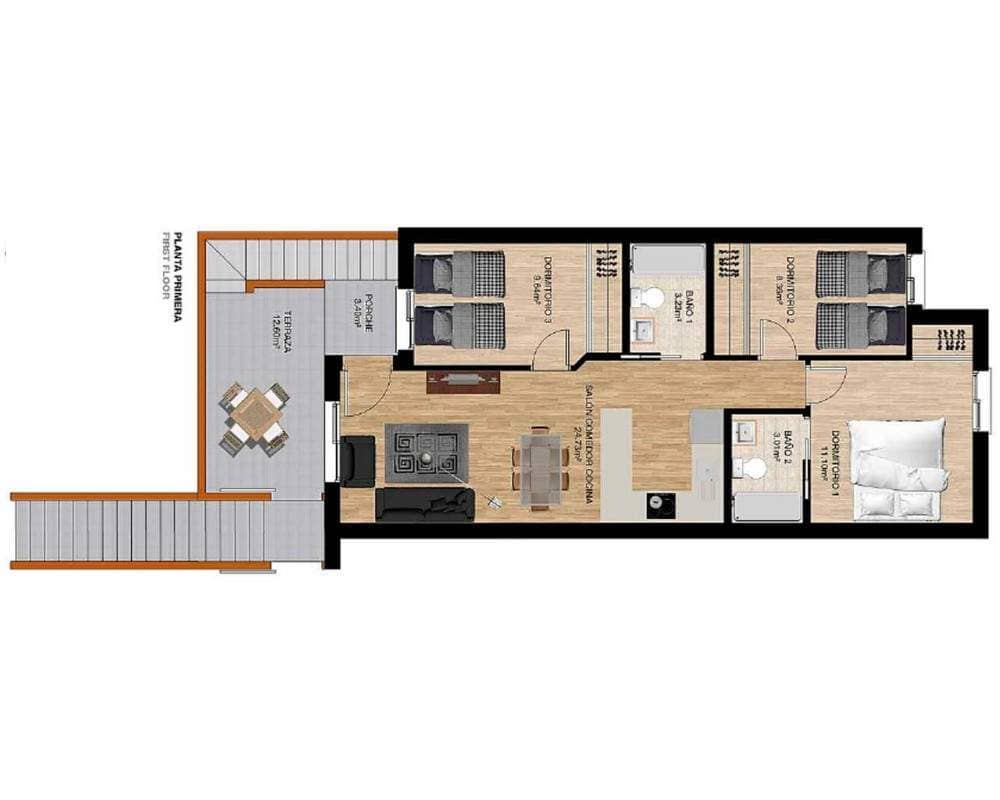 Продажа недвижимости  PORTO MARINA V - TOP FLOOR BUNGALOW , Испания, Коста Бланка, Пилар де ла Орадада | Villacarte