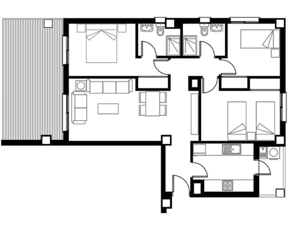 Property for Sale  PINTOR ANTONIO LÓPEZ - 3 BEDROOMS , Spain, Costa Blanca, Pilar de la Horadada | Villacarte