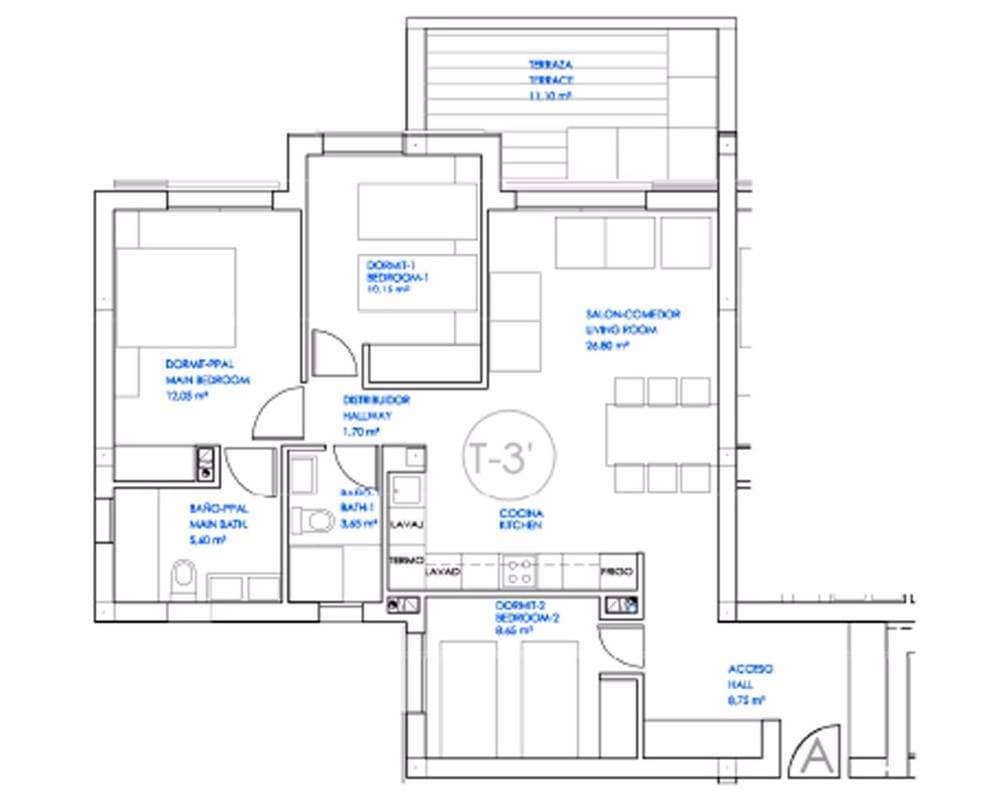Продажа недвижимости  RECOLETA 3 - 3 BEDROOMS , Испания, Коста Бланка, Ориуэла Коста | Villacarte