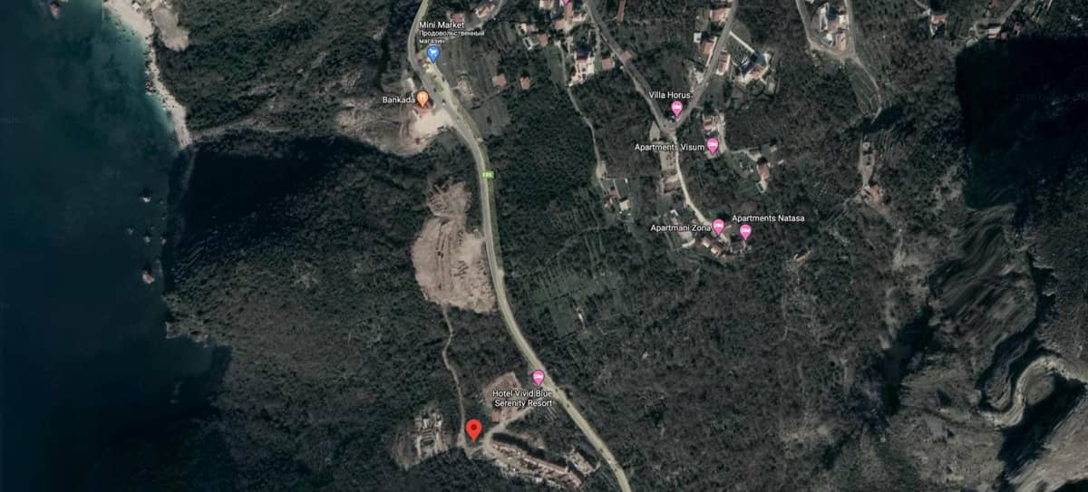 Land for Sale, Montenegro, Budva region, Blizikuce | Villacarte