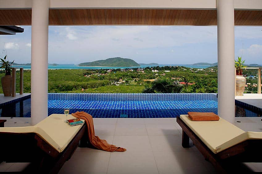 Rent villa Andaman view, Thailand, Phuket, Nai Harn | Villacarte