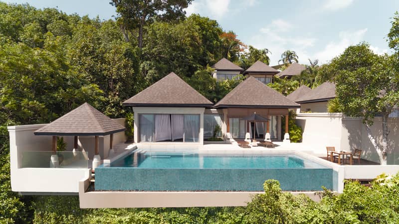 Вилла Pavilions Ocean View Pool