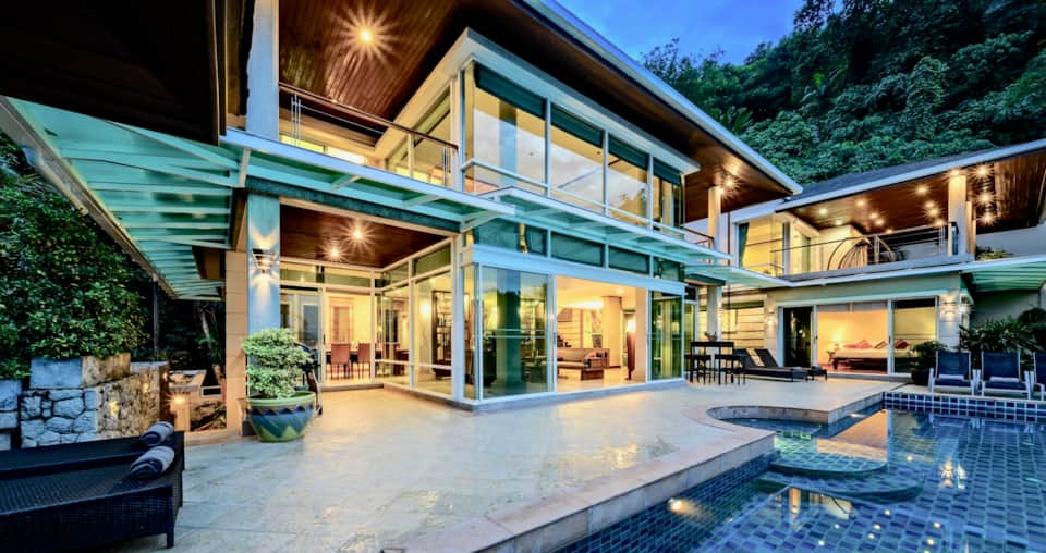 Rent villa glass house, Thailand, Phuket, Panva | Villacarte