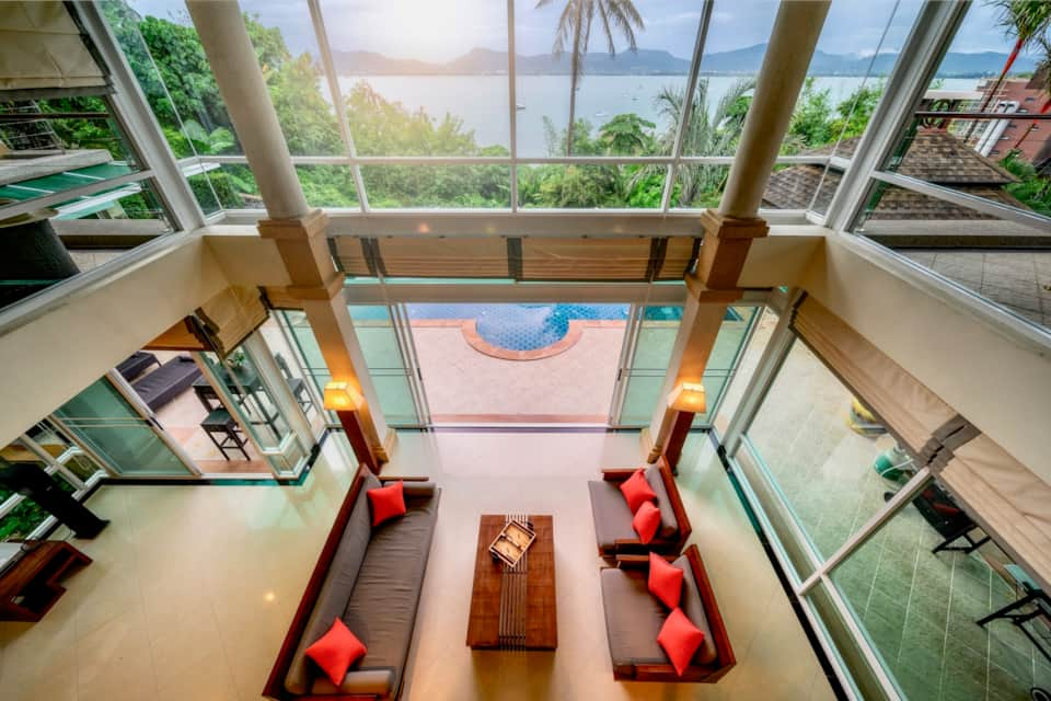 Rent villa glass house, Thailand, Phuket, Panva | Villacarte