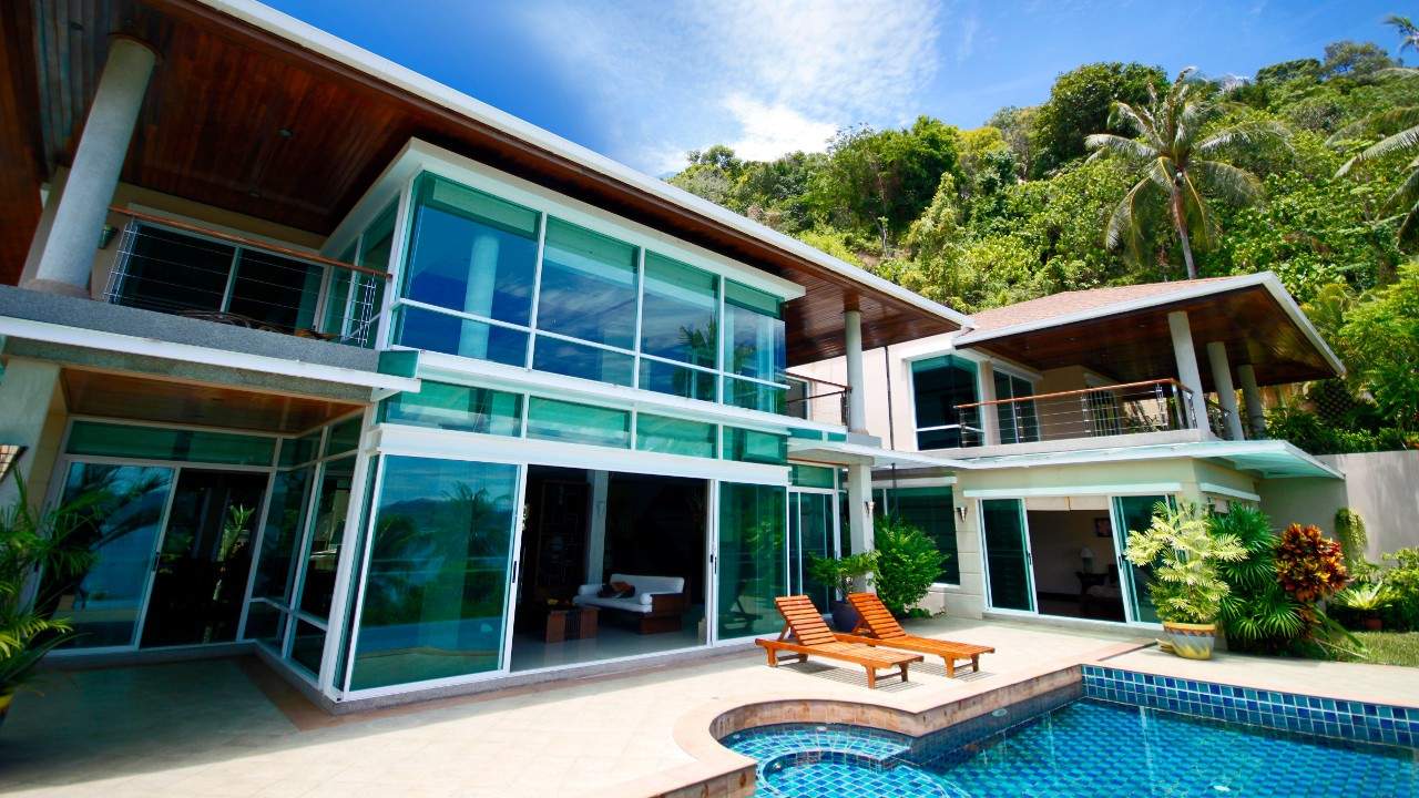 Rent villa glass house, Thailand, Phuket, Panva | Villacarte