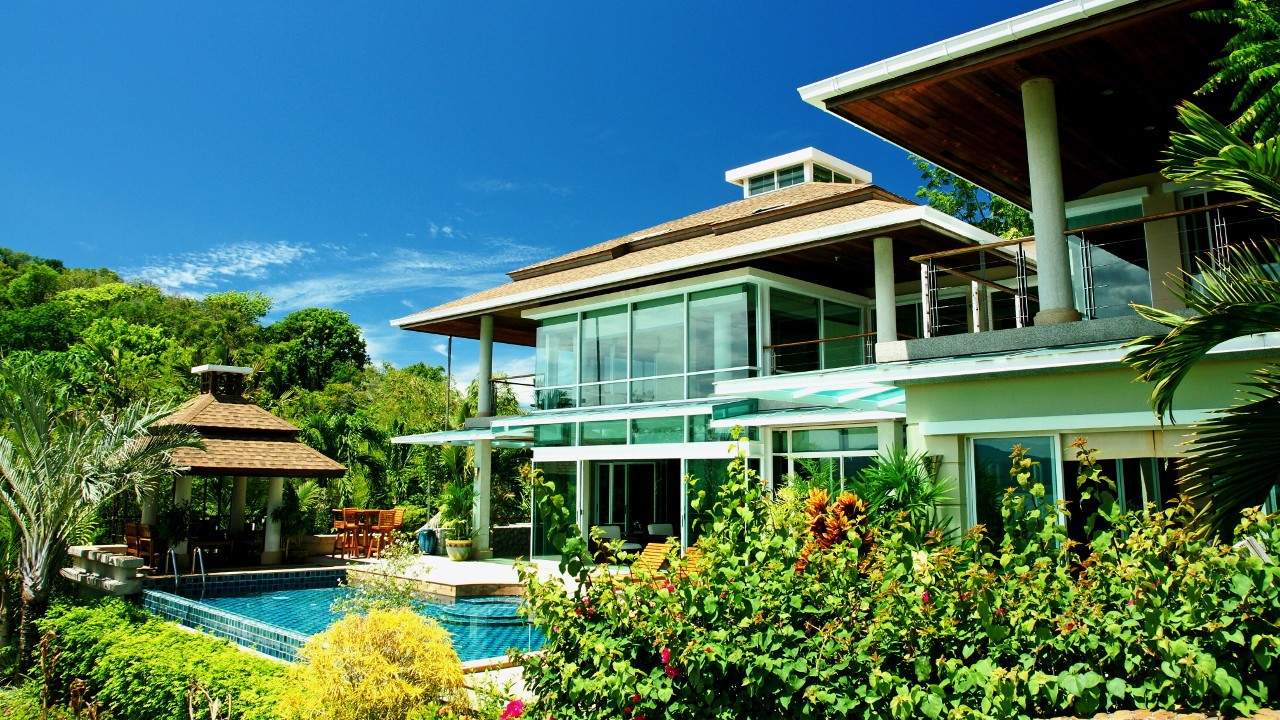 Rent villa glass house, Thailand, Phuket, Panva | Villacarte